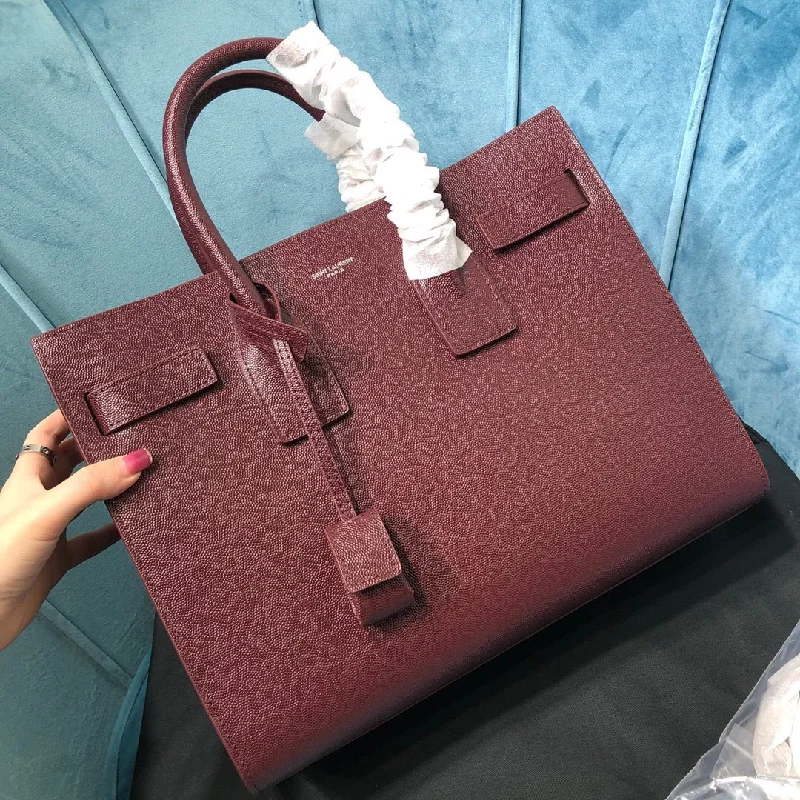 Yves Saint Laurent Sac De Jour Small Burgundy